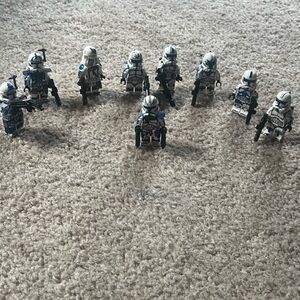 Lego Rexs 501st Clone battalion custom figures